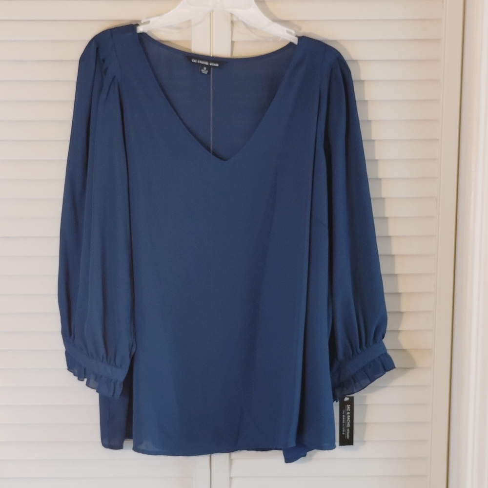 Zac & Rachel Deep Blue Blouse
